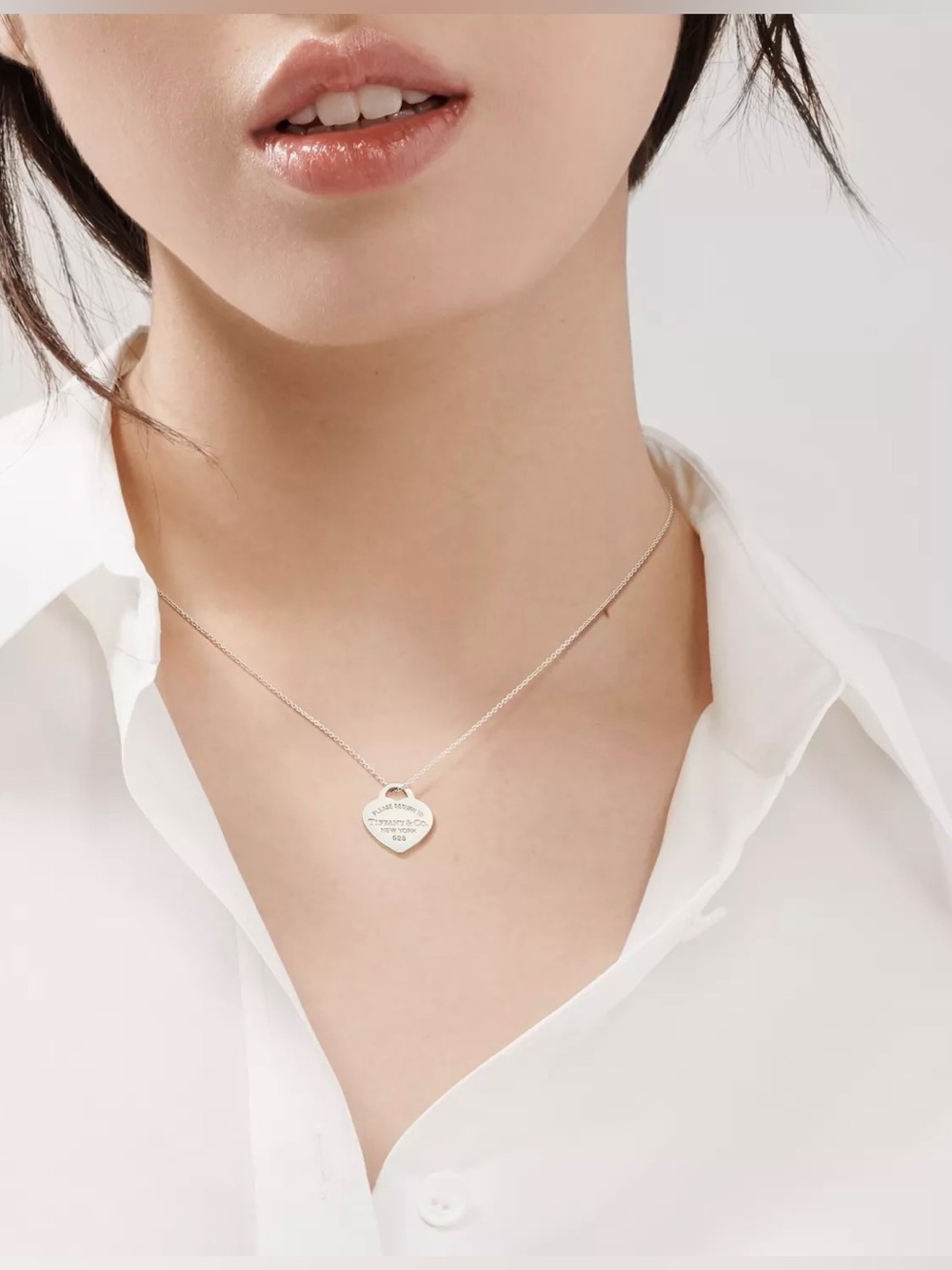 Pre-Loved Tiffany & Co. Heart Tag Pendant in Sterling Silver